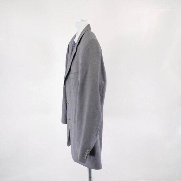Joseph & Feiss International Twill Wool Gray 44R / Slim 46R Blazer 3 Button - Picture 5 of 12